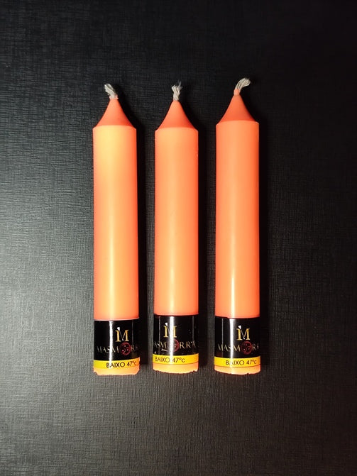 Vela Wax Play - Kit Calor Baixo Fluorescente | 3 un - Cores - Masmorra Velas