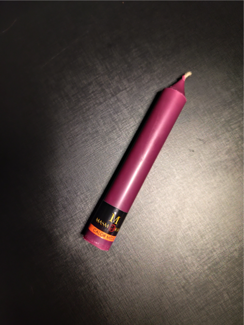 Vela Wax Play - Palito Calor Médio Un. - 40g - Masmorra Velas