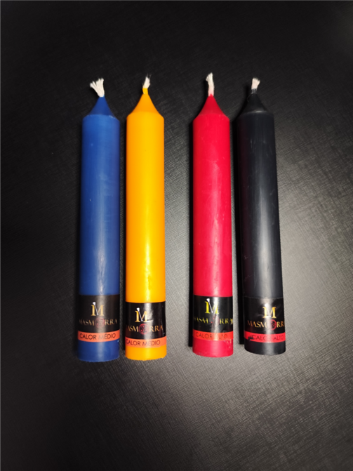 Vela Wax Play - Kit Raiz 4 Velas 40g - Masmorra Velas
