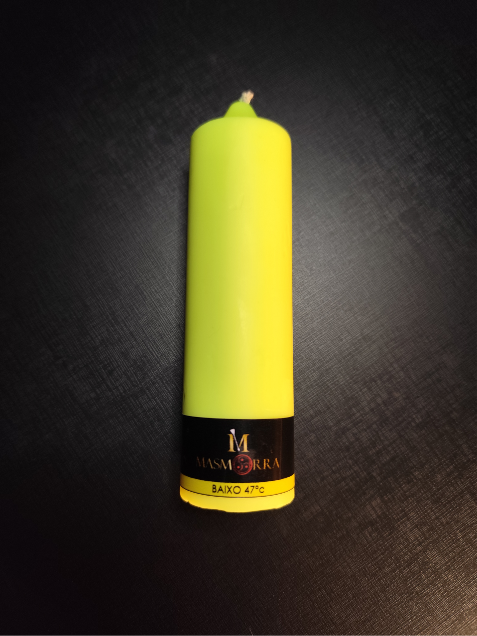 Vela Wax Play Grossa - Fluorescente | Un - 120g - Masmorra Velas