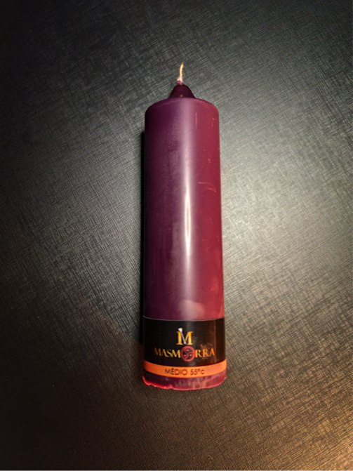 Vela Wax Play Grossa - Calor Médio Un. - 120g - Masmorra Velas Premium