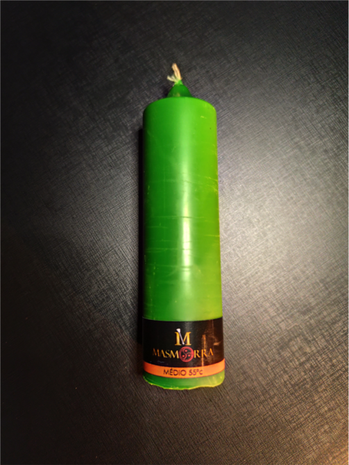 Vela Wax Play Grossa - Calor Médio Un. - 120g - Masmorra Velas Premium