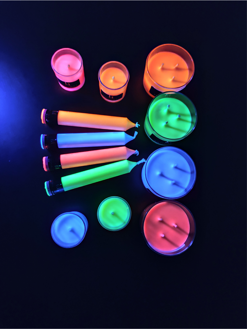 Vela Wax Play - Kit Mestre Neon | 12 un - Masmorra Velas