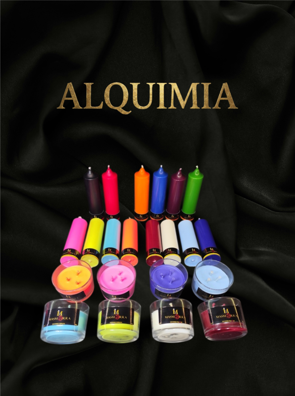 Kit Alquimia | 22 Velas Wax Play - Masmorra Velas