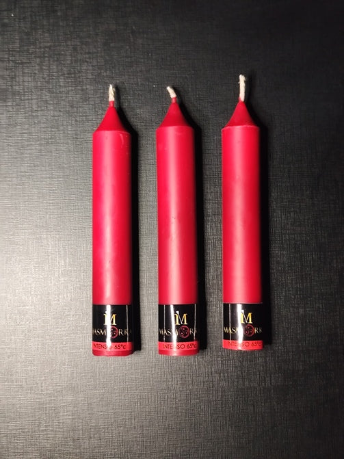 Vela Wax Play - Kit Calor Intenso | 3 un - Cores - Masmorra Velas
