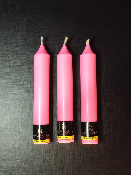 Vela Wax Play - Kit Calor Baixo Fluorescente | 3 un - Cores - Masmorra Velas