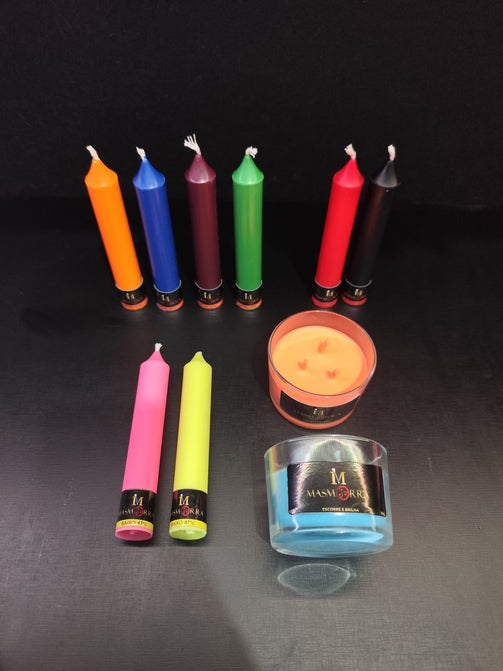 Vela Wax Play - Kit Especialista 10 Velas - Masmorra Velas