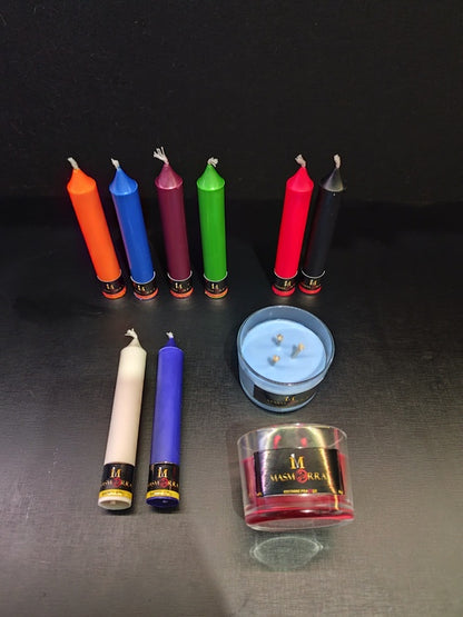 Vela Wax Play - Kit Especialista 10 Velas - Masmorra Velas