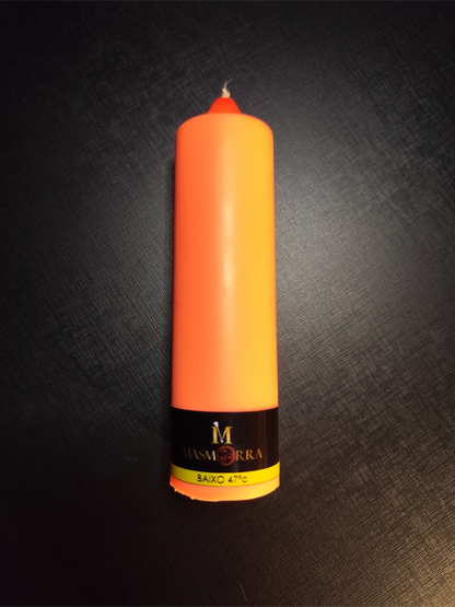 Vela Wax Play Grossa - Fluorescente | Un - 120g - Masmorra Velas