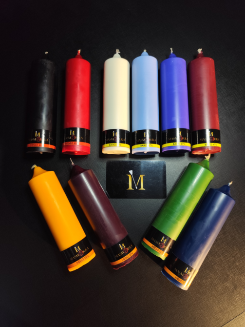 Vela Wax Play Grossas - Kit Premium 10 un - Masmorra Velas