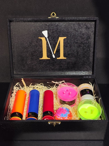 Kit Exclusivo 7 Velas Premium + Caixa Exclusiva - Masmorra Velas