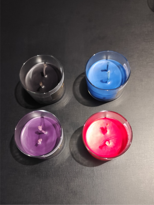 Vela Wax Play - Baunilhinha 70g | Kit 4 un. - Calor Suave 40°c - Masmorra Velas