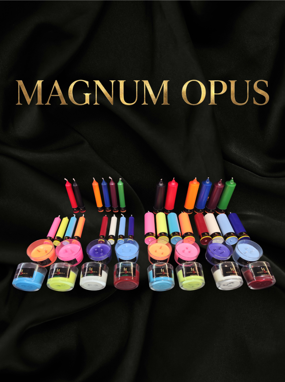 Vela Wax Play - Magnus Opus - Linha Completa - Masmorra Velas