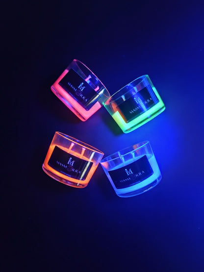 Vela Wax Play - Kit Baunilhinha Neon | 4 un - Baixa Temperatura - Masmorra Velas