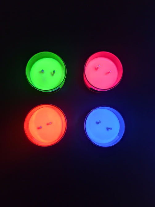 Vela Wax Play - Kit Baunilhinha Neon | 4 un - Baixa Temperatura - Masmorra Velas