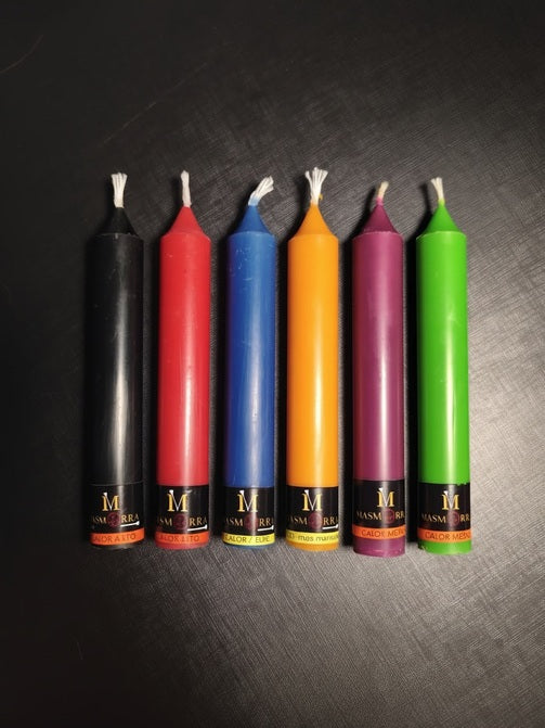 Vela Wax Play - Escolha sua Cor - Kit 3 Unidades - Calor Baixo 47°c
