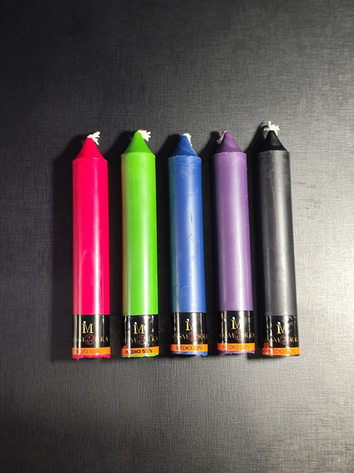 Vela Wax Play - Kit 5 Cores Clássicas - Masmorra Velas