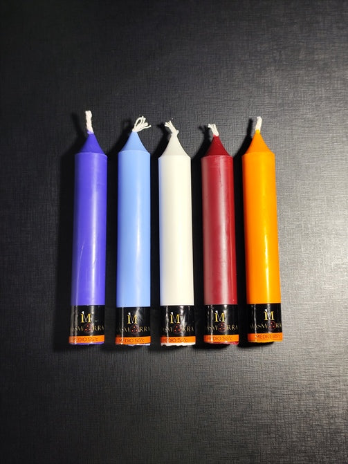 Vela Wax Play - Kit 5 Cores Clássicas - Masmorra Velas
