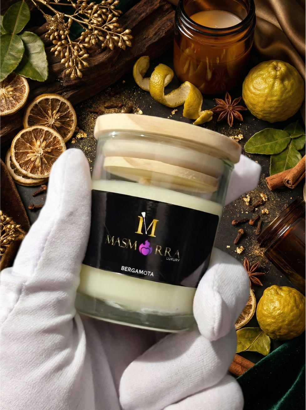 Vela Massagem - Bergamota - 45g Baixa Temperatura - Masmorra Velas