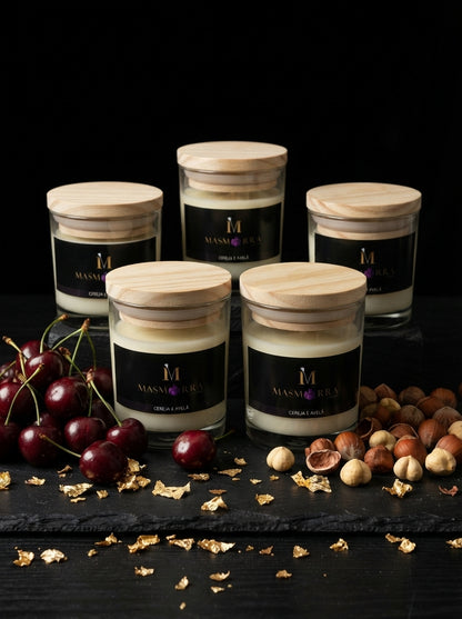 Vela Massagem - Cereja com Avelã - 45g Baixa Temperatura - Masmorra Velas