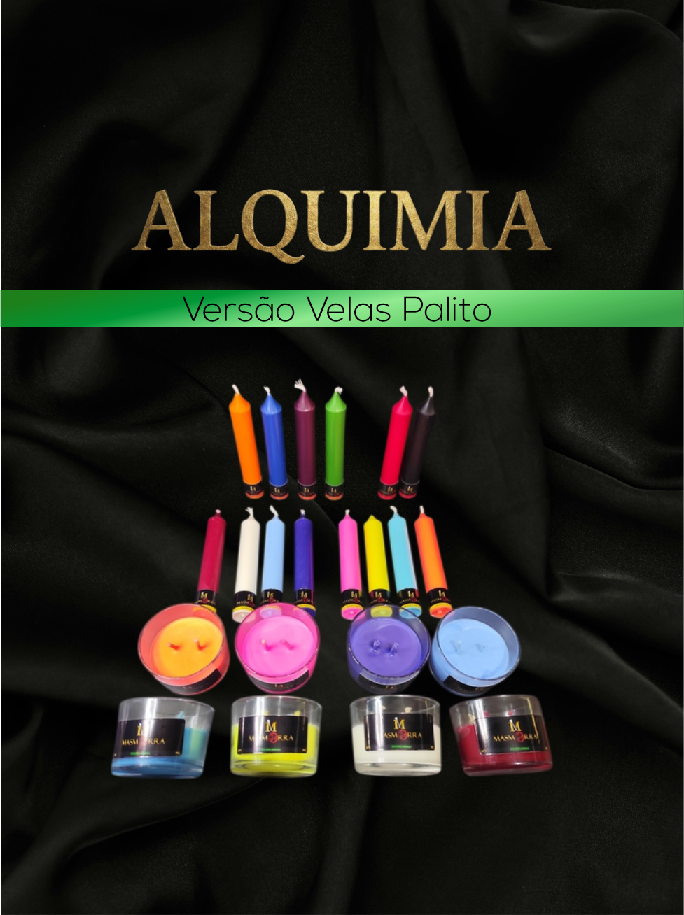 Kit Alquimia | 22 Velas Wax Play - Masmorra Velas
