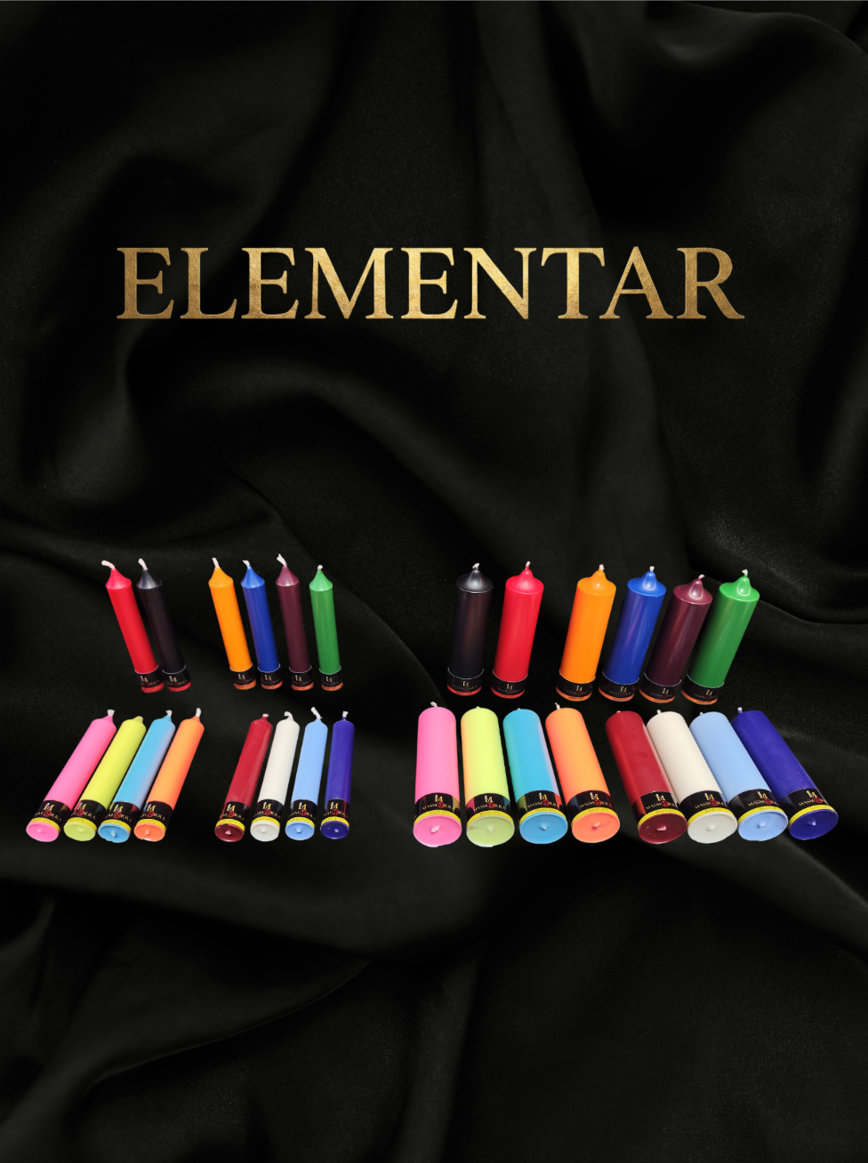 Kit Elementar | 28 Velas Wax Play Palito - Masmorra Velas