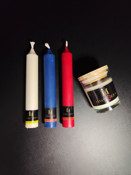 Vela Wax Play - Kit Essencial | 4 Un. - Todas as Temperaturas - Masmorra Velas