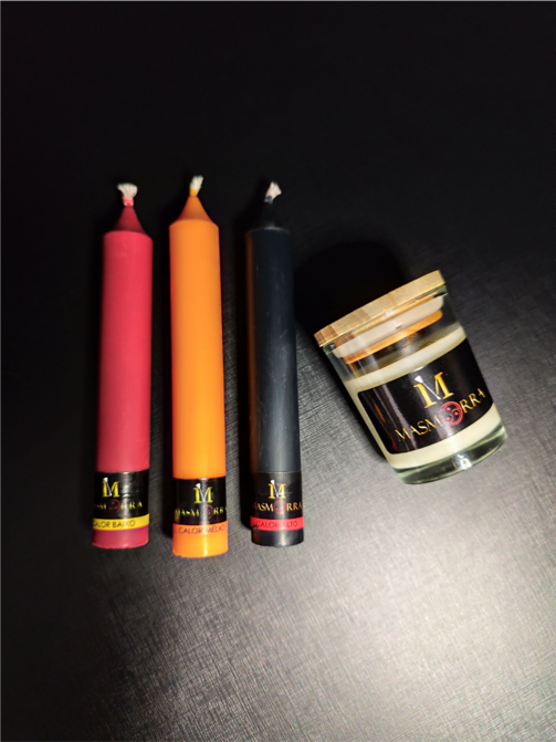 Vela Wax Play - Kit Essencial | 4 Un. - Todas as Temperaturas - Masmorra Velas