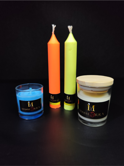 Vela Wax Play - Kit Leveza | 4 un - Baixa Temperatura - Masmorra Velas