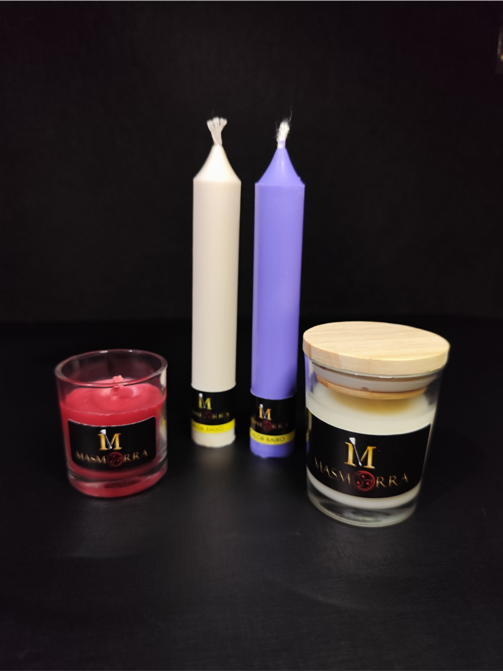 Vela Wax Play - Kit Leveza | 4 un - Baixa Temperatura - Masmorra Velas
