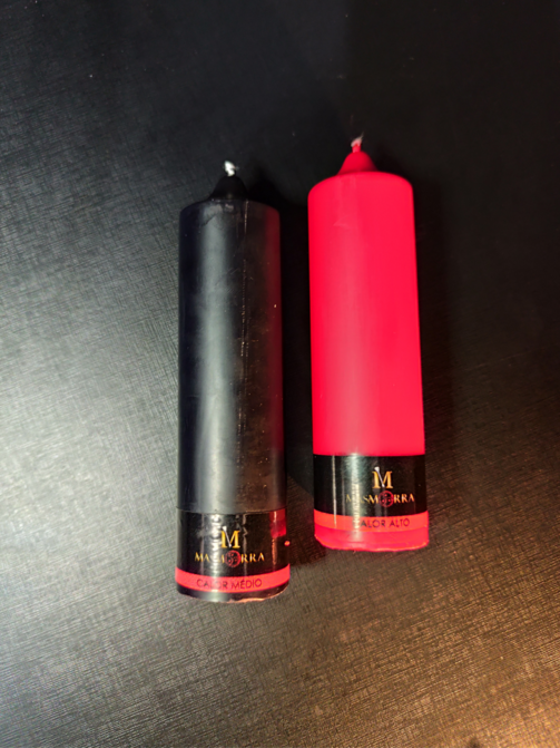 Vela Wax Play GROSSAS - Kit Calor Intenso | 2 un - Masmorra Velas