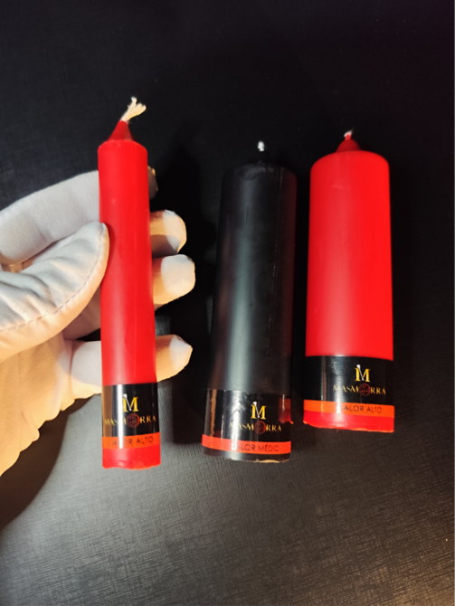 Vela Wax Play GROSSAS - Kit Calor Intenso | 2 un - Masmorra Velas