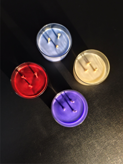 Vela Wax Play - Kit Escorre Prazzer | 4 un - Baixa Temperatura - Masmorra Velas